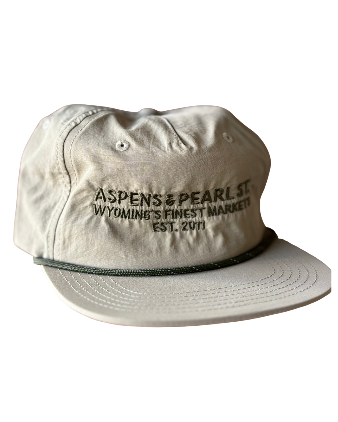 Aspens & Pearl Street Five-Panel Nylon Hat
