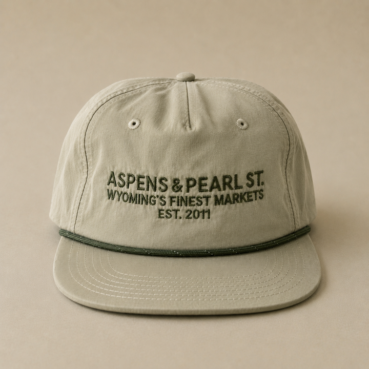 Aspens & Pearl Street Five-Panel Nylon Hat