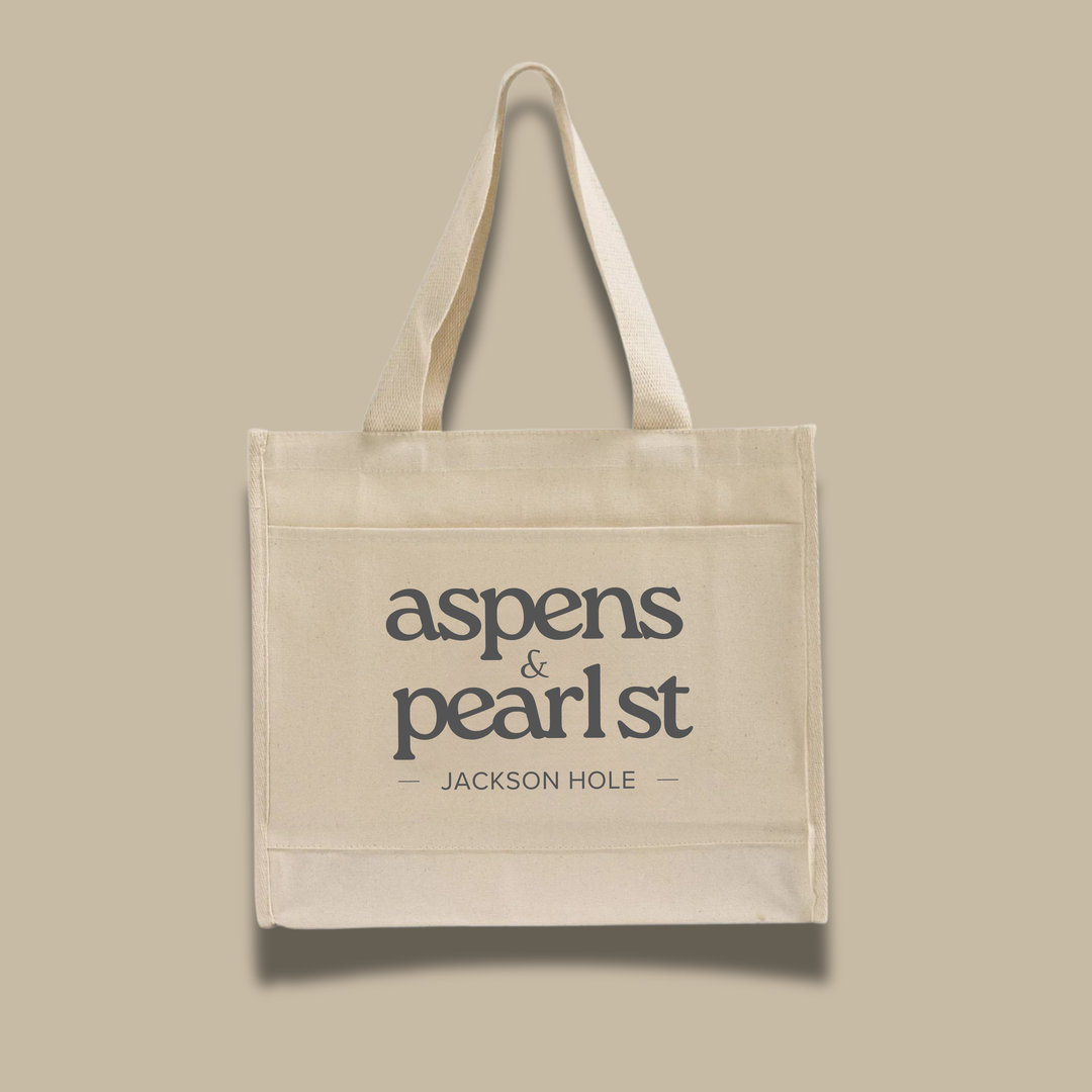 Aspens & Pearl Street Canvas Tote